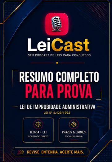 Resumo — Lei de Improbidade Administrativa · capa